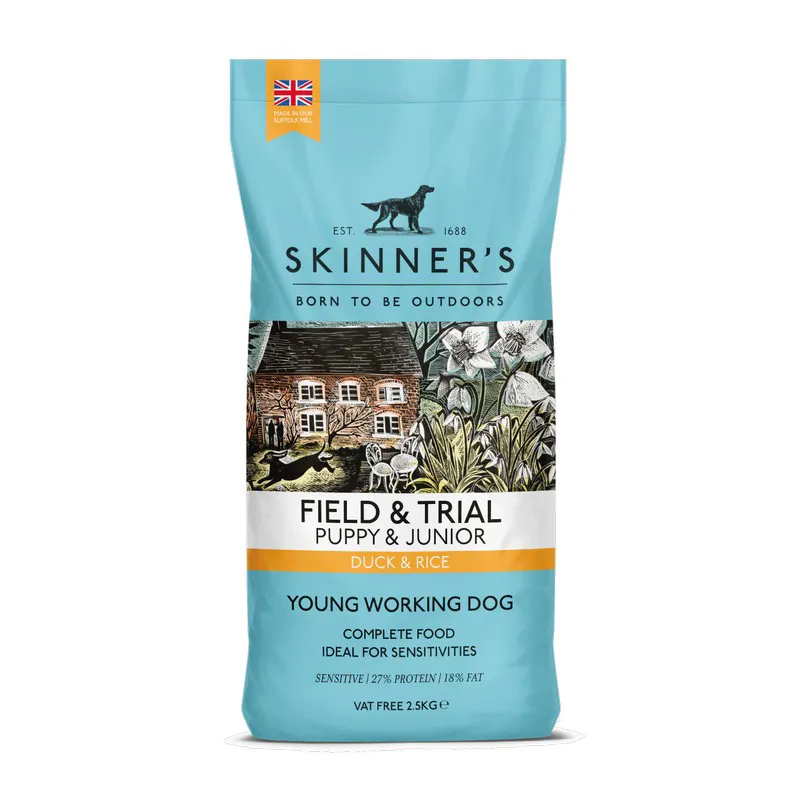 Skinners Field and Trial Junior Duck and Rice 2.5kg