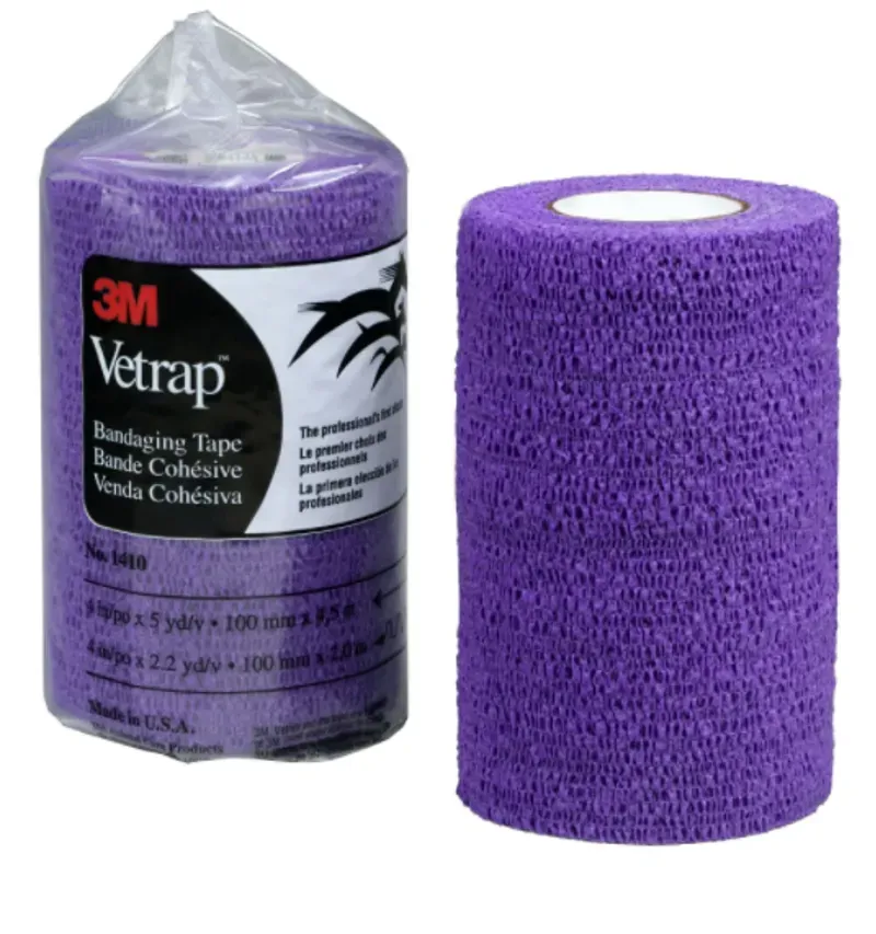 3M Vetrap Equine Cohesive 10cm Bandage in Purple