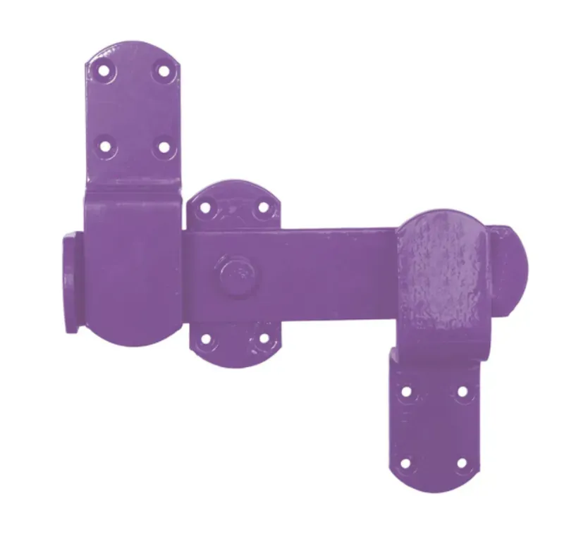 Perry Equestrian Kickover Stable Latches in Purple