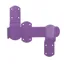 Perry Equestrian Kickover Stable Latches in Purple