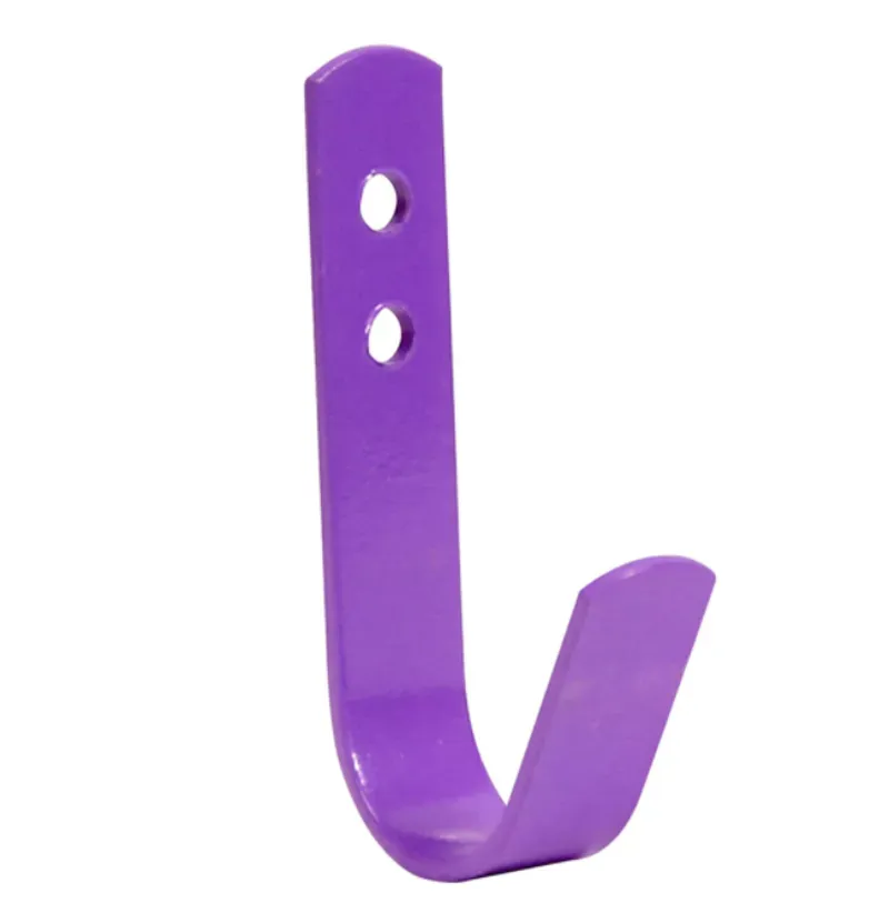 Perry Equestrian General Purpose 5-pack Tack Room Hooks in Purple
