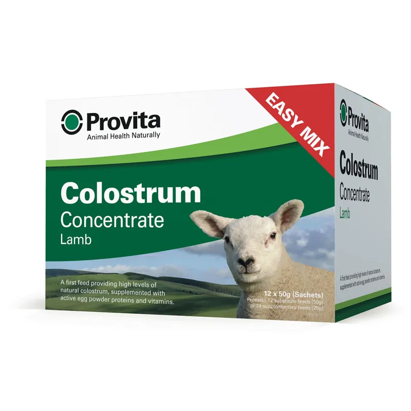 Provita 12 x 50 gm Lamb Colostrum