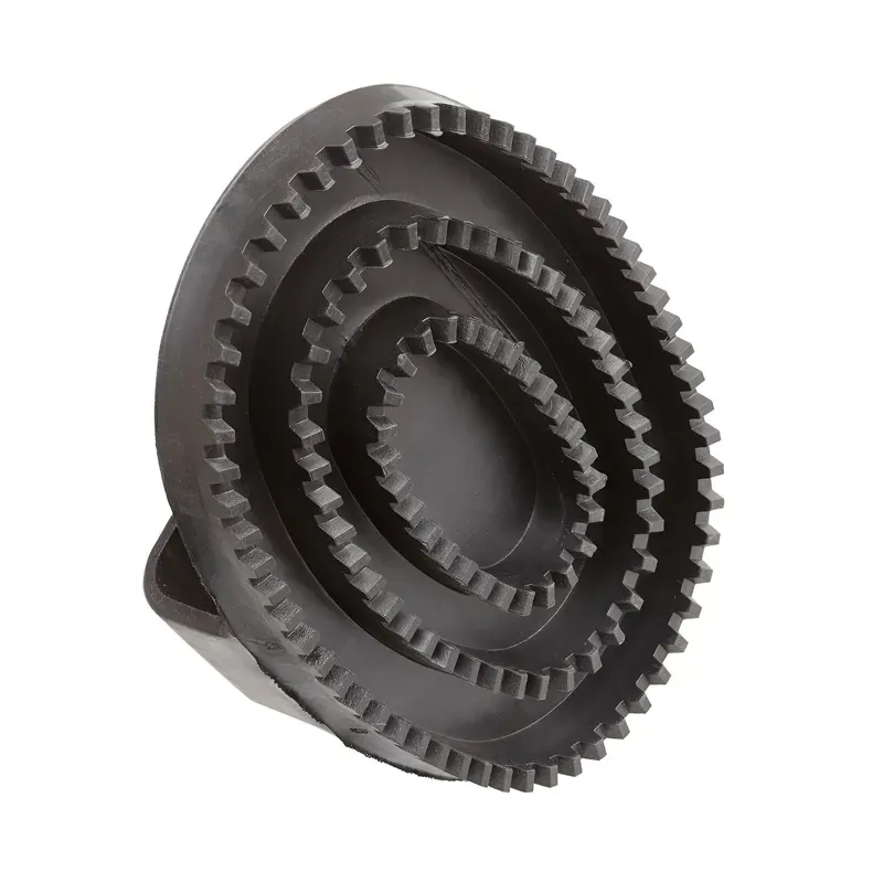 Bitz Large Rubber Curry Comb in Black