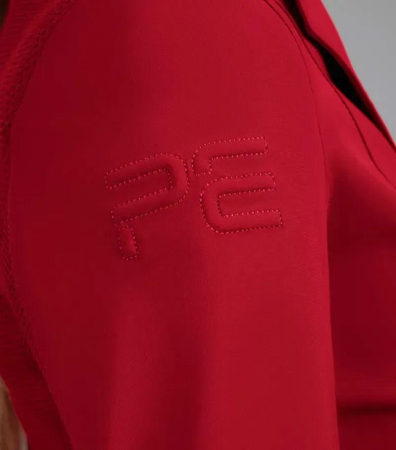 Premier Equine Ladies UK 16 Quarto Competition Jacket in London Red-3