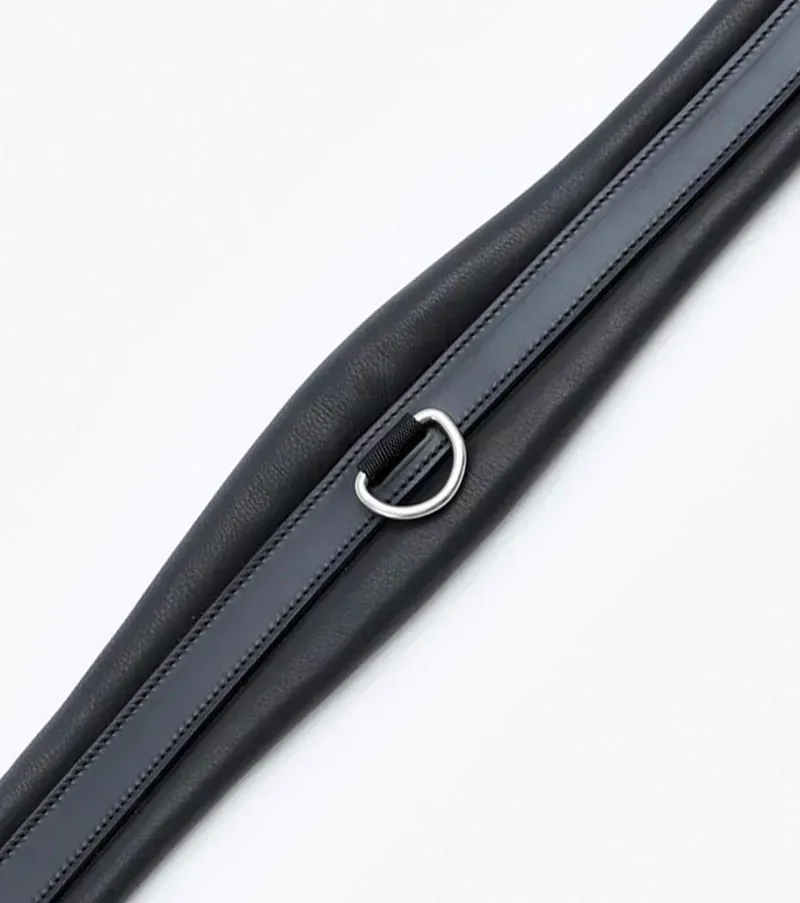 Premier Equine Rapone Leather Girth in Black-2