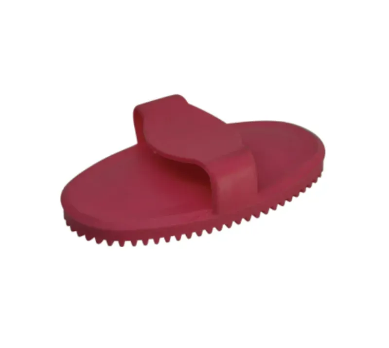 Lincoln Rubber Curry Comb in Cerise Pink