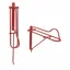 Stubbs Folding Saddle Rack in Red