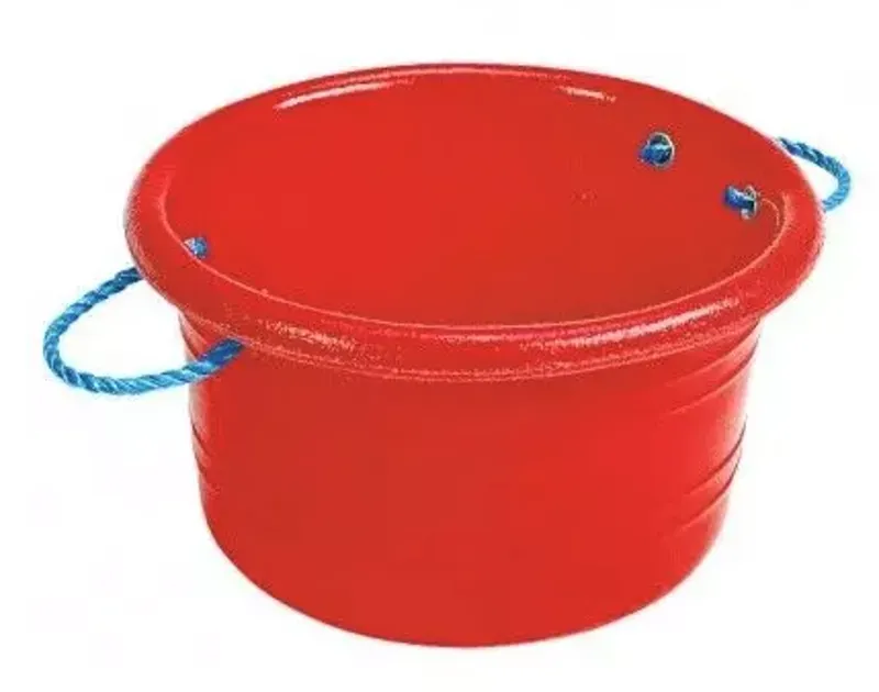 Stubbs Medium Manure Bucket in Red