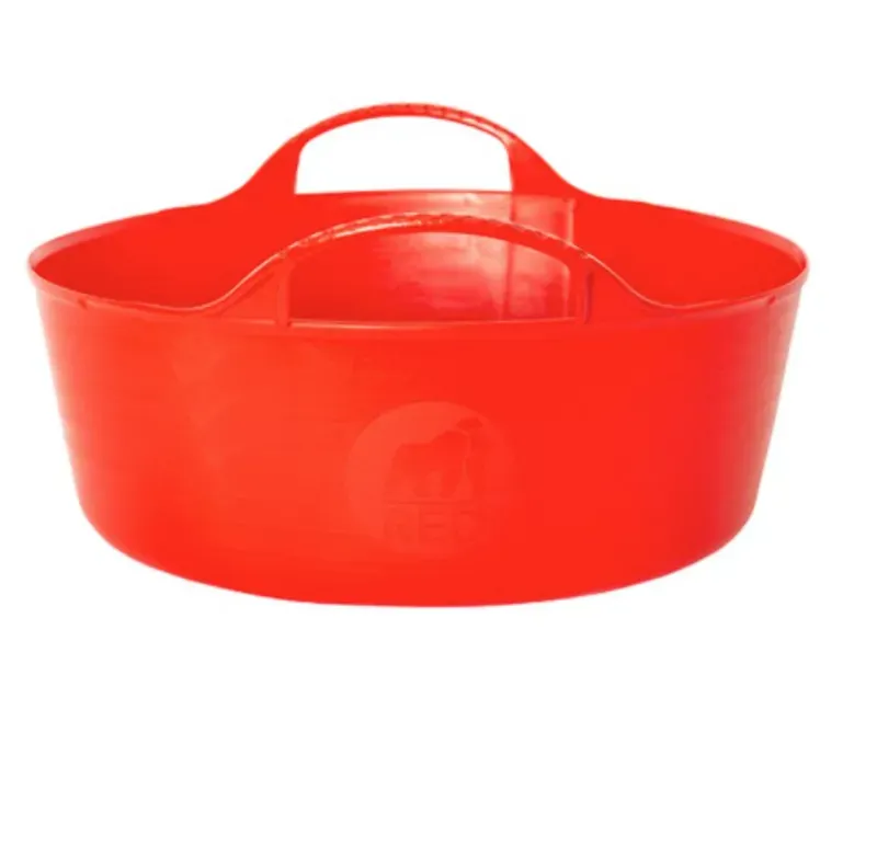 Faulks and Company Mini Shallow Flexible 5 Litre Gorilla Tub in Red