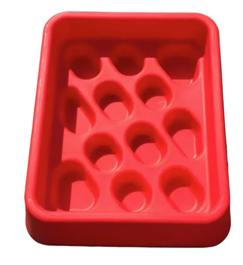 Parallax Plastics Grad-Dual Feeder in Red