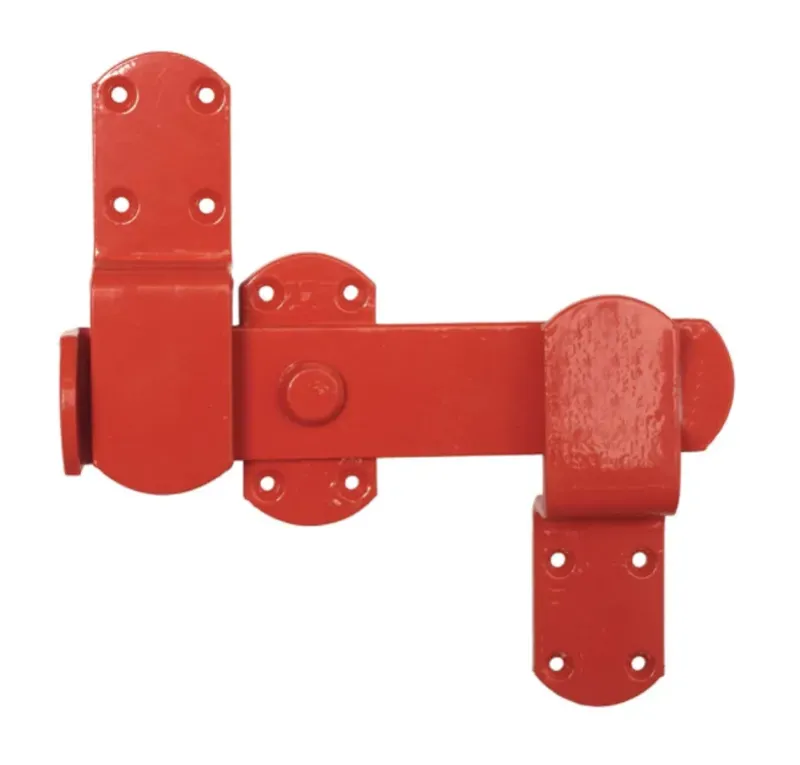 Perry Equestrian Kickover Stable Latches in Red