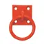Perry Equestrian Chain Ring on Plate in Red