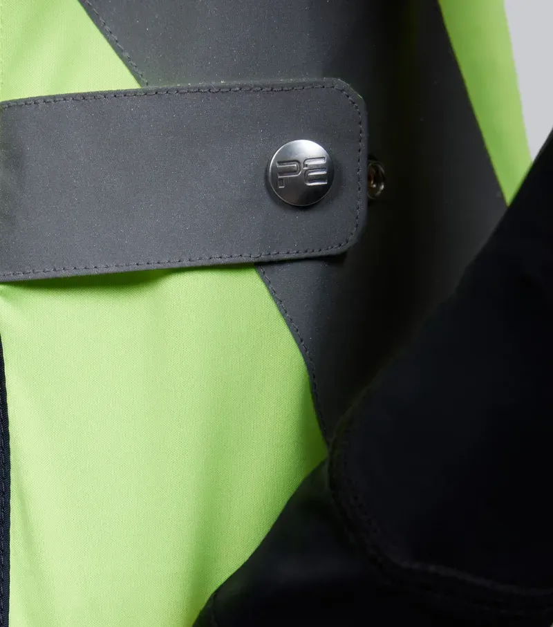 Premier Equine Int. Reflective Gilet X-Large in Yellow/Silver-5