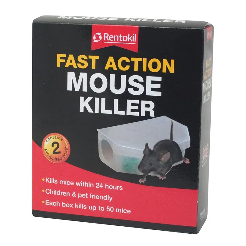 Rentokil Fast Action Mouse Killer - 2-pack