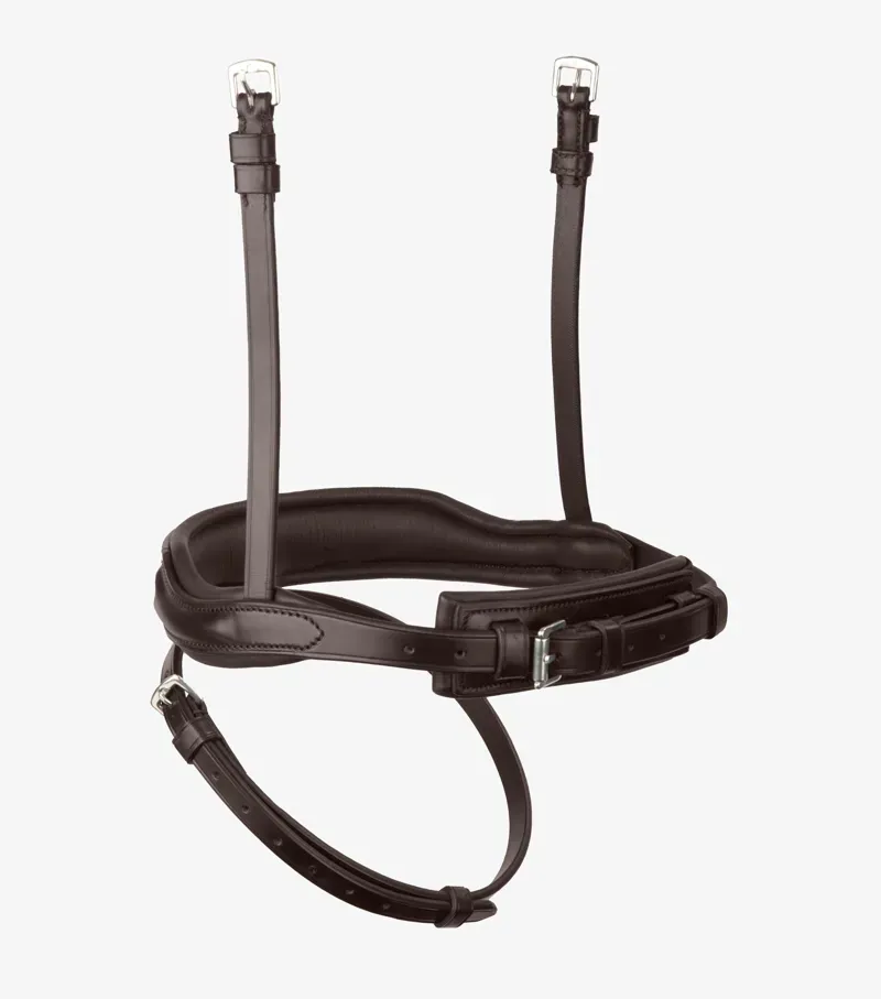 Premier Equine Rizzo Anatomic Flash Noseband in Brown-3