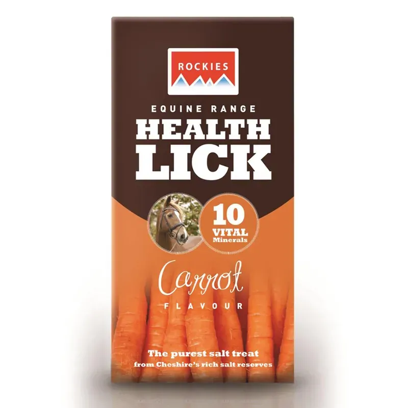 Rockies 10 x 2kg Health Carrot Lick