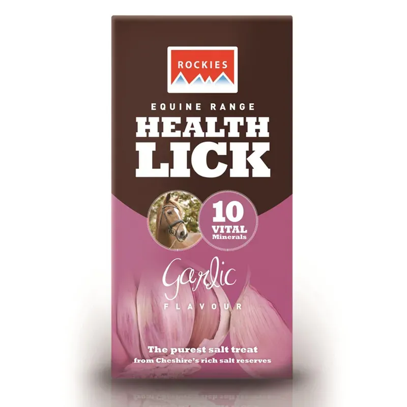 Rockies 10 x 2kg Health Garlic Lick
