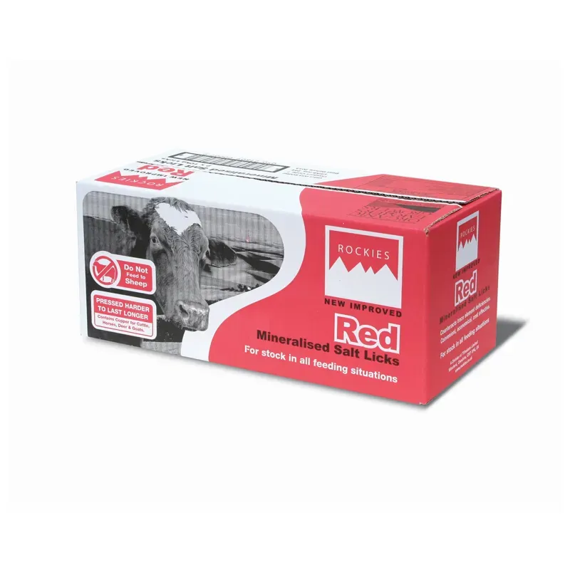 Rockies Red Mineralised Salt Lick - 2x10kg
