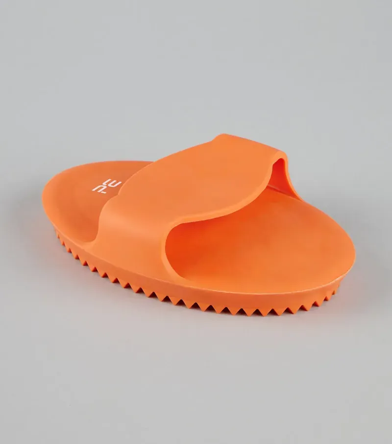 Premier Equine Rubber Curry Comb in Orange