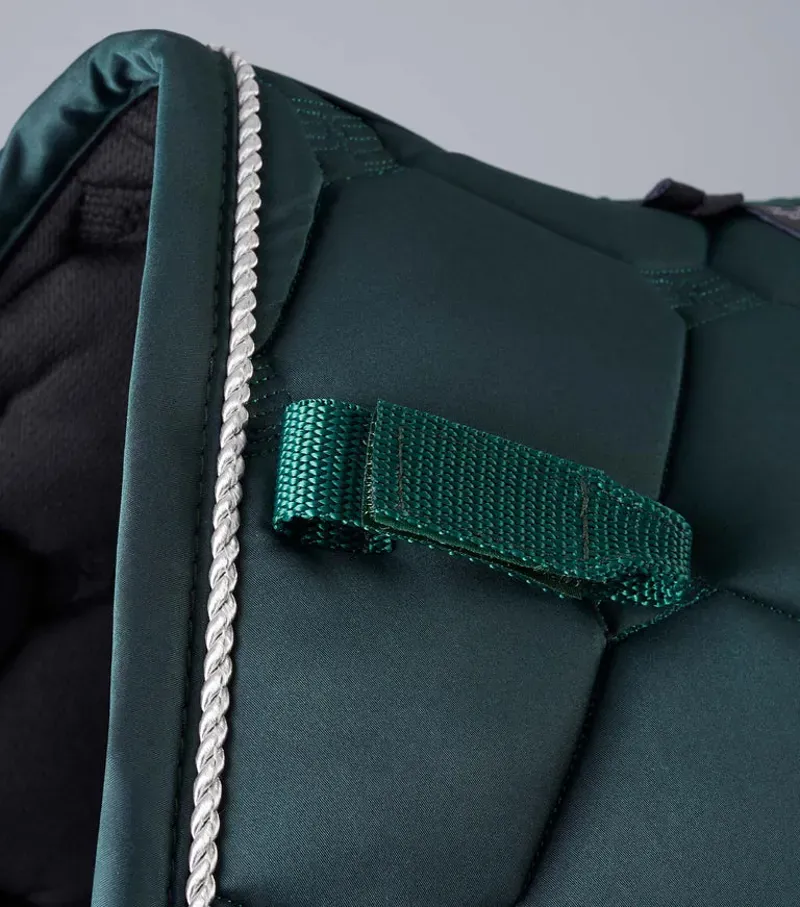 Premier Equine Full Saltare Close Contact GP/Jump Square in Olive-1