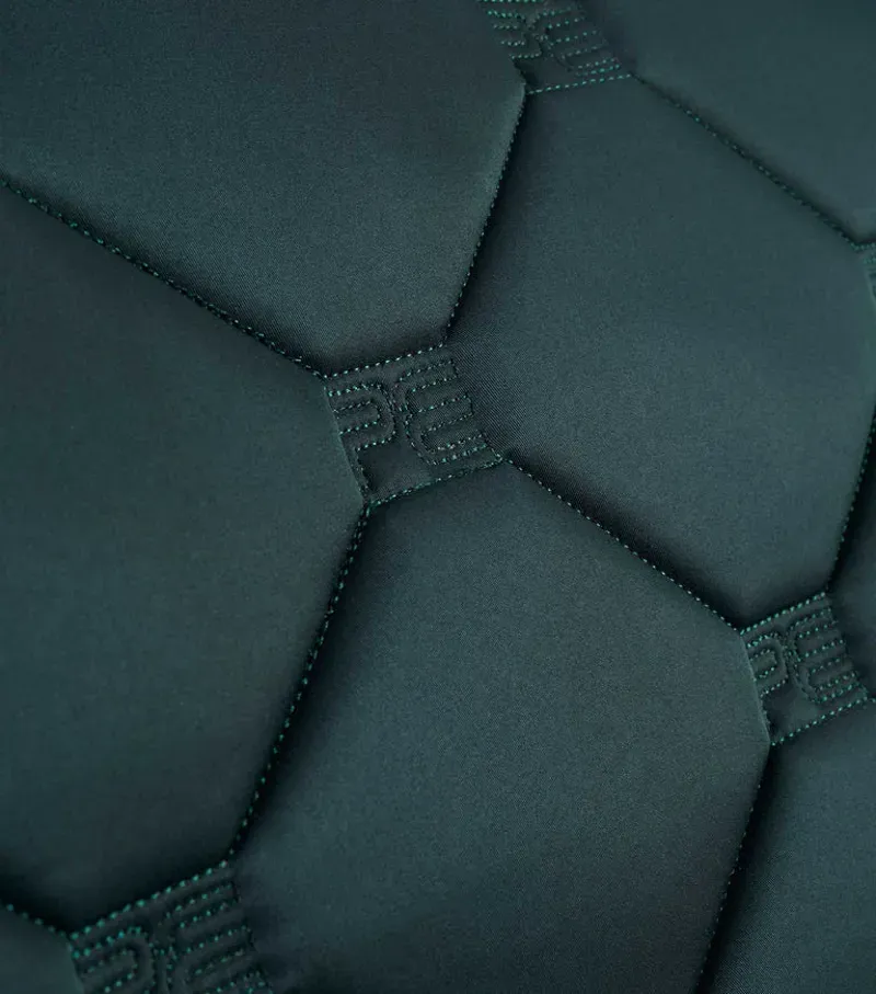 Premier Equine Full Saltare Close Contact GP/Jump Square in Olive-2