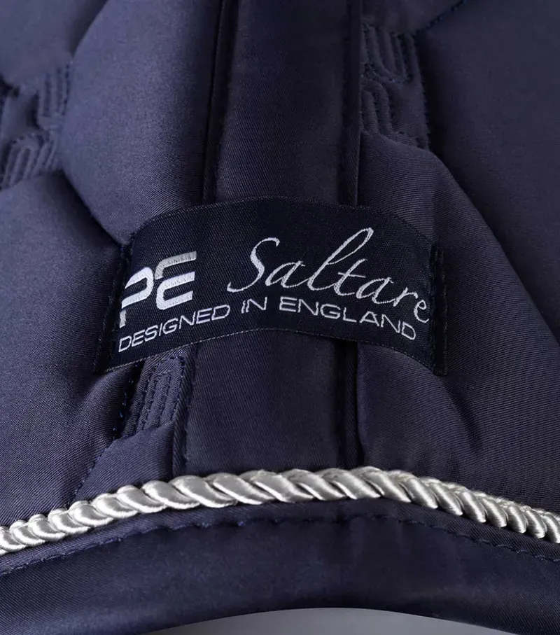 Premier Equine Full Saltare Close Contact GP/Jump Square in Navy-4