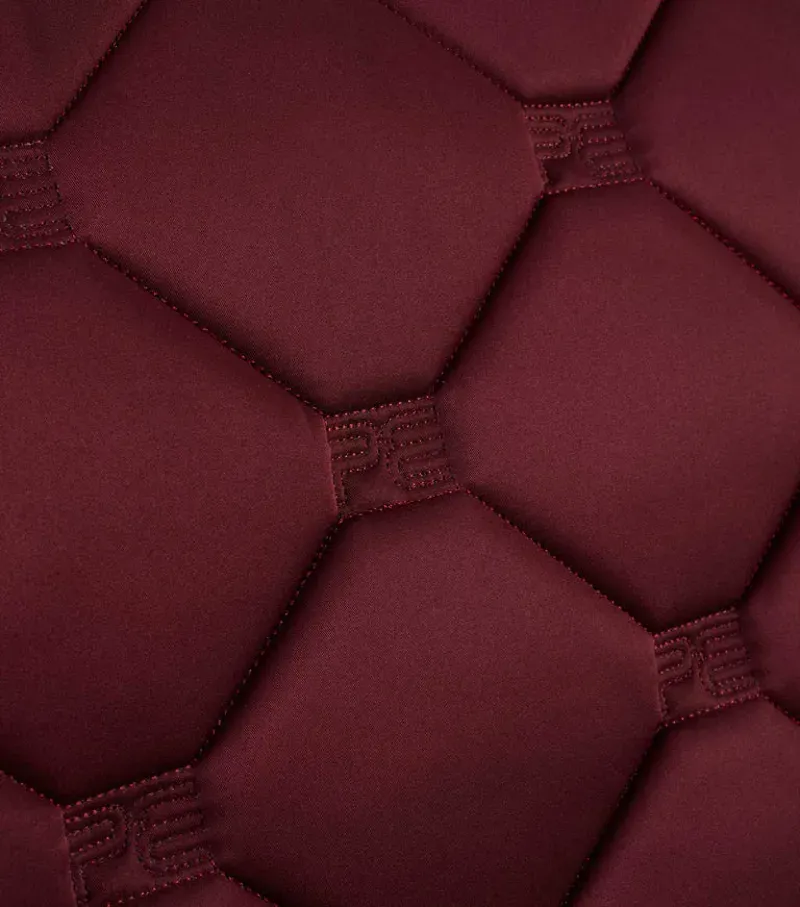 Premier Equine Full Saltare Close Contact GP/Jump Square in Wine-2