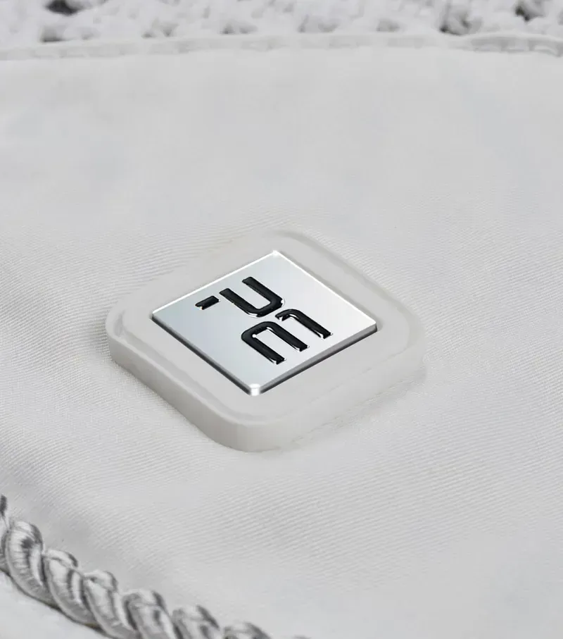 Premier Equine Salto Fly Veil in White-1