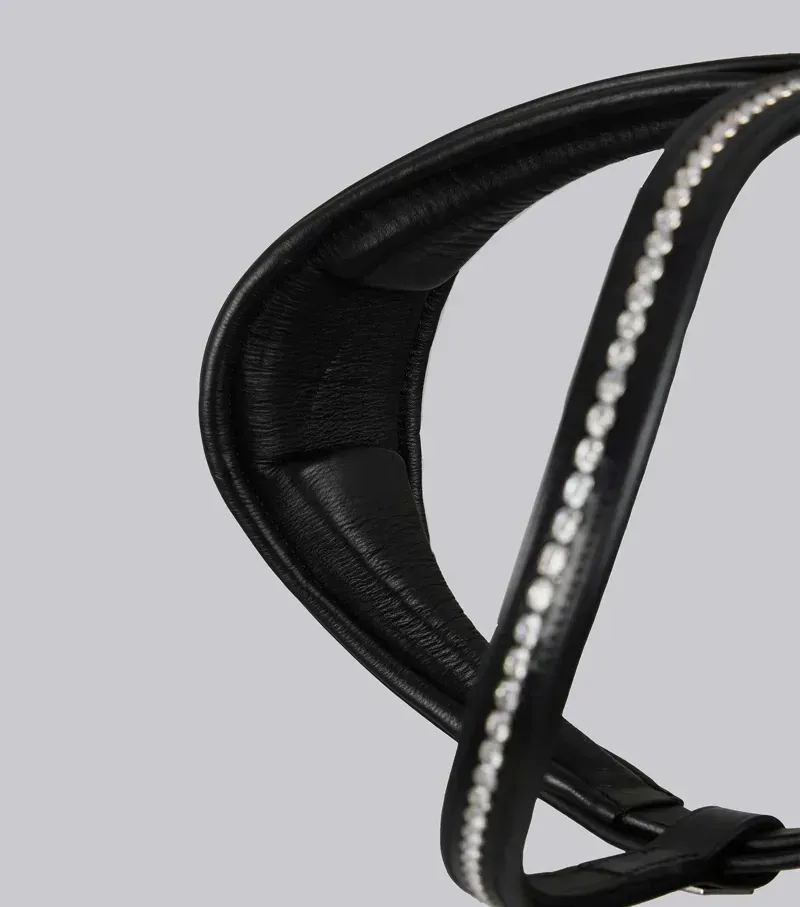 Premier Equine San Paolo Anatomical Bridle in Black-1