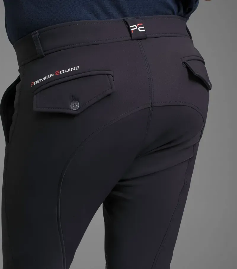 Premier Equine Santino Gel Knee Riding Breeches in Navy-2