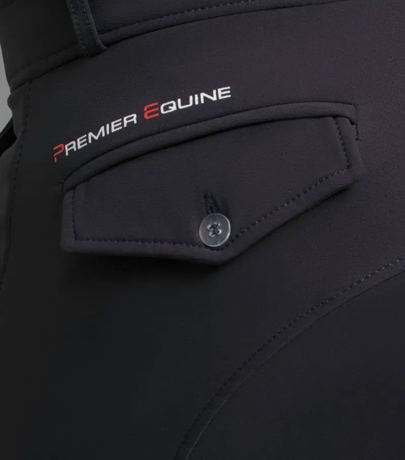 Premier Equine Santino Gel Knee Riding Breeches in Navy-3