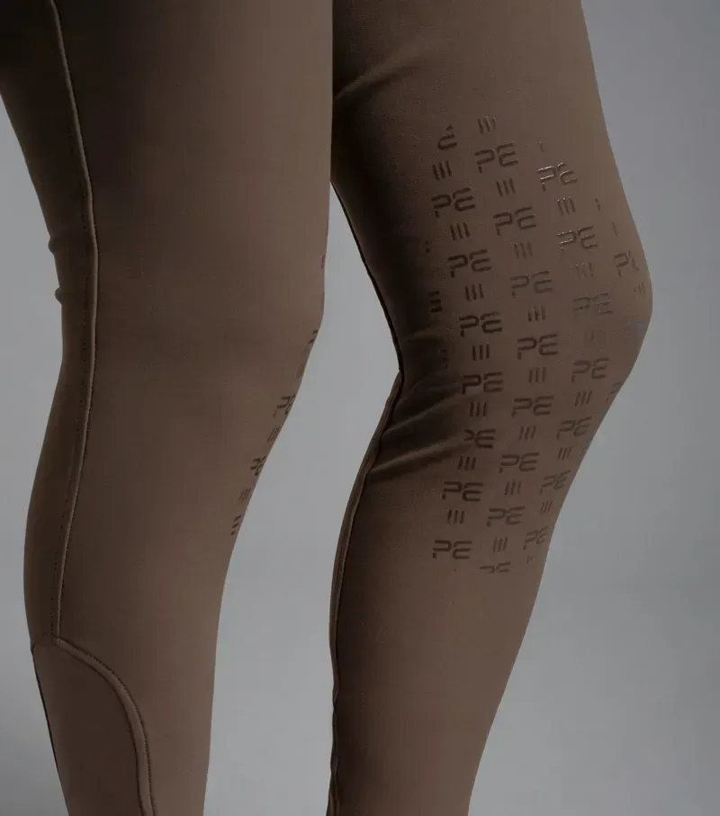 Premier Equine Santino Gel Knee Riding Breeches in Walnut-3