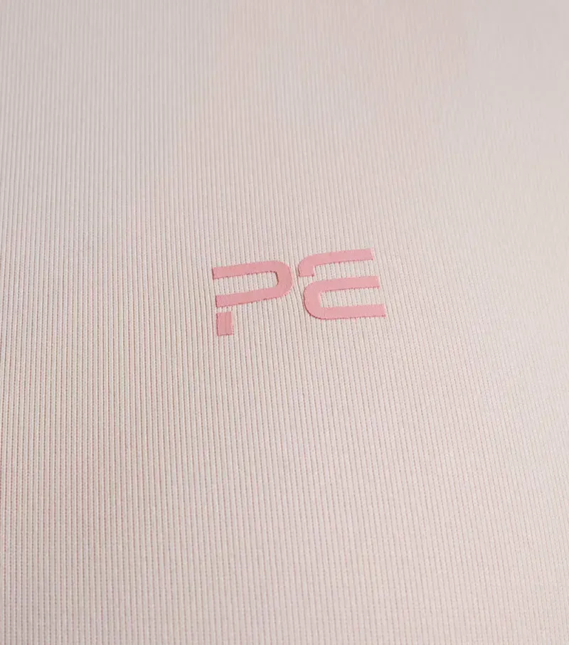 Premier Equine Ladies Scintillo Short Sleeve Riding Top in Pink-4