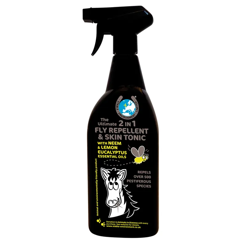 Stable Environment 750 ml The Ultimate 2 In 1 Fly Repellent and Skin Tonic