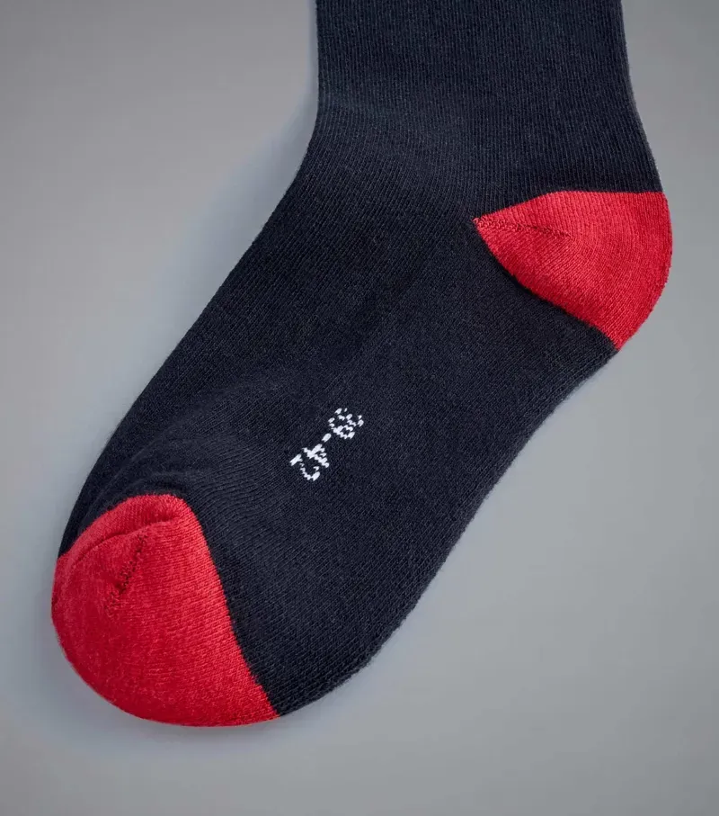 PE Sports Series Riding Socks (1 Pair) / Black-5