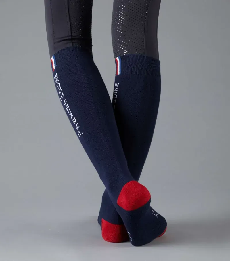 PE Sports Series Riding Socks (1 Pair) / Navy-1