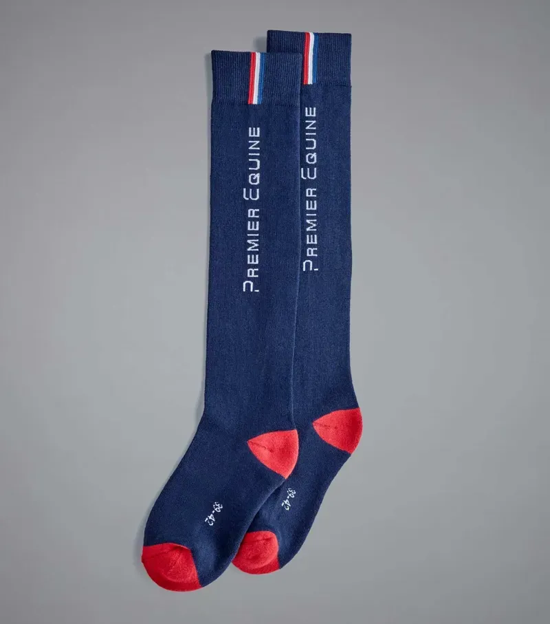 PE Sports Series Riding Socks (1 Pair) / Navy-2
