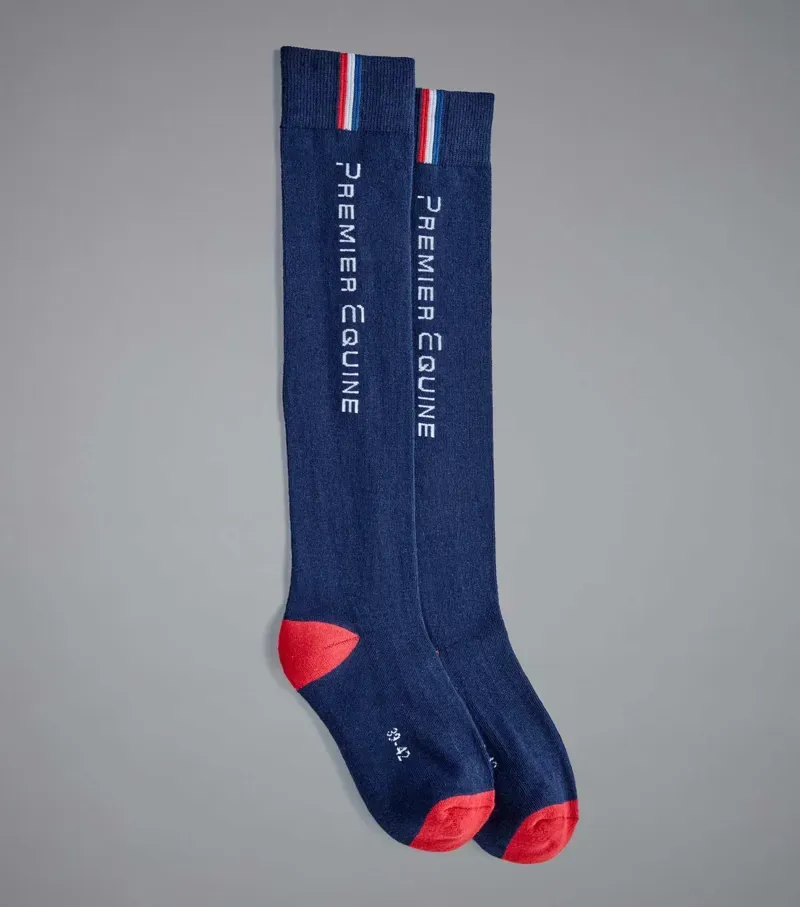 PE Sports Series Riding Socks (1 Pair) / Navy-3