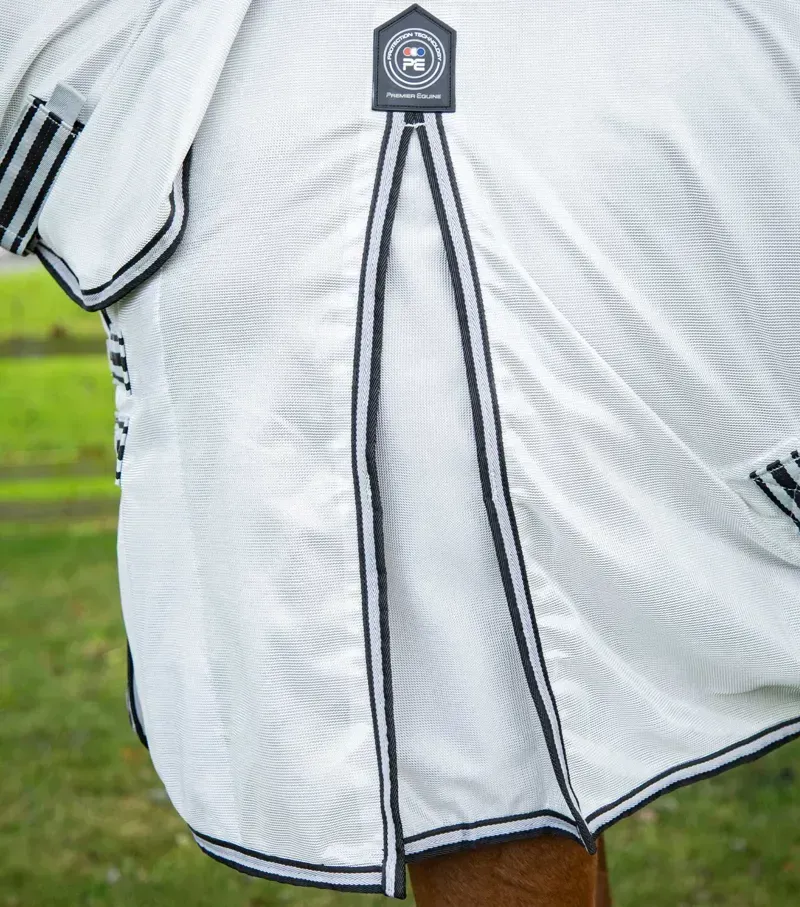 Premier Equine ShowerTex Fly Rug With Surcingles in Navy-3