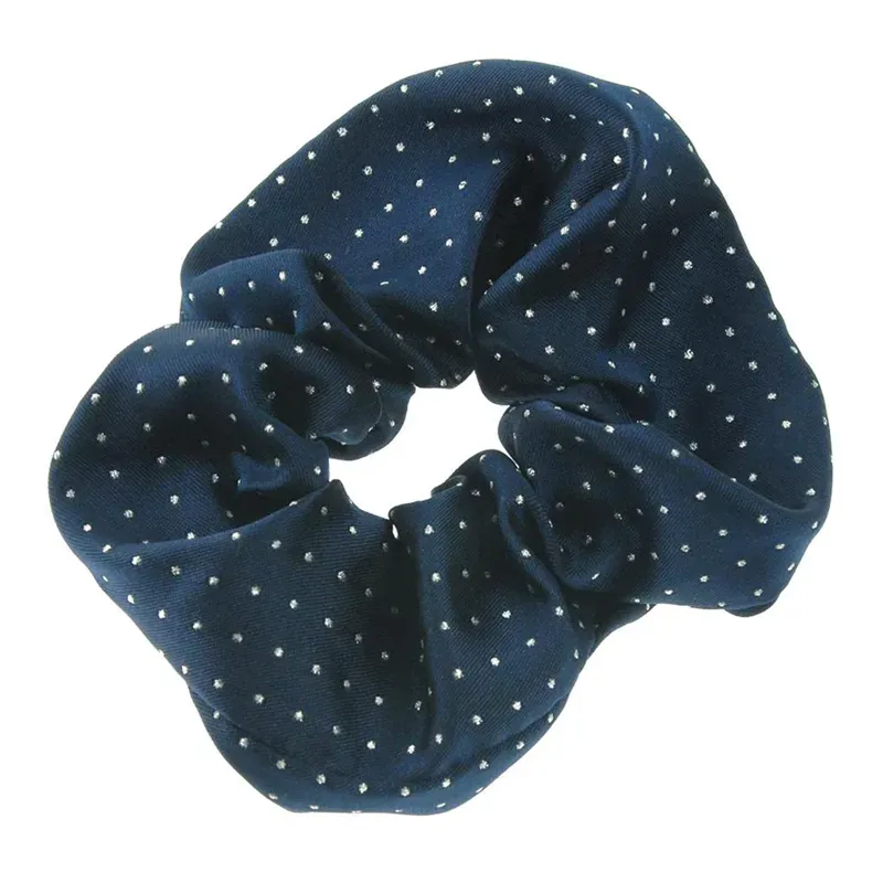 ShowQuest Pin Spot Scrunchie in Blue