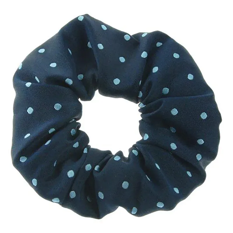 ShowQuest Medium Spot Scrunchie in Blue