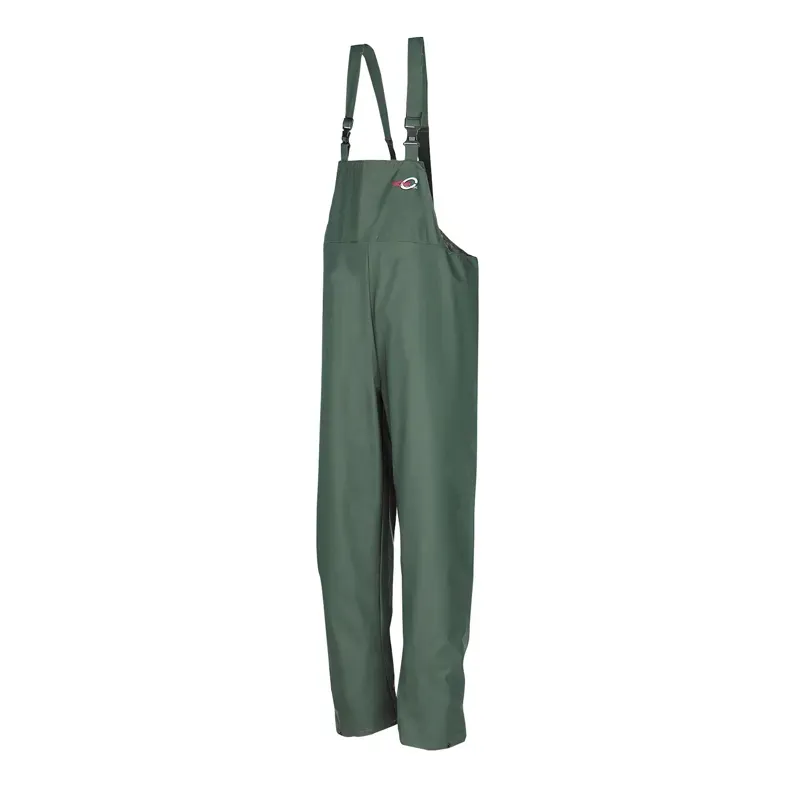 Sioen Flexothane Classic Louisiana Bib and Brace Trousers in Green