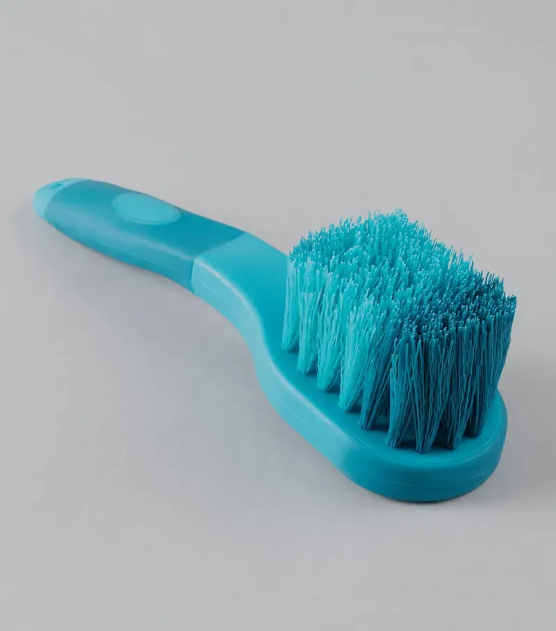 Premier Equine Soft-Touch Bucket Brush in Med Blue Peacock