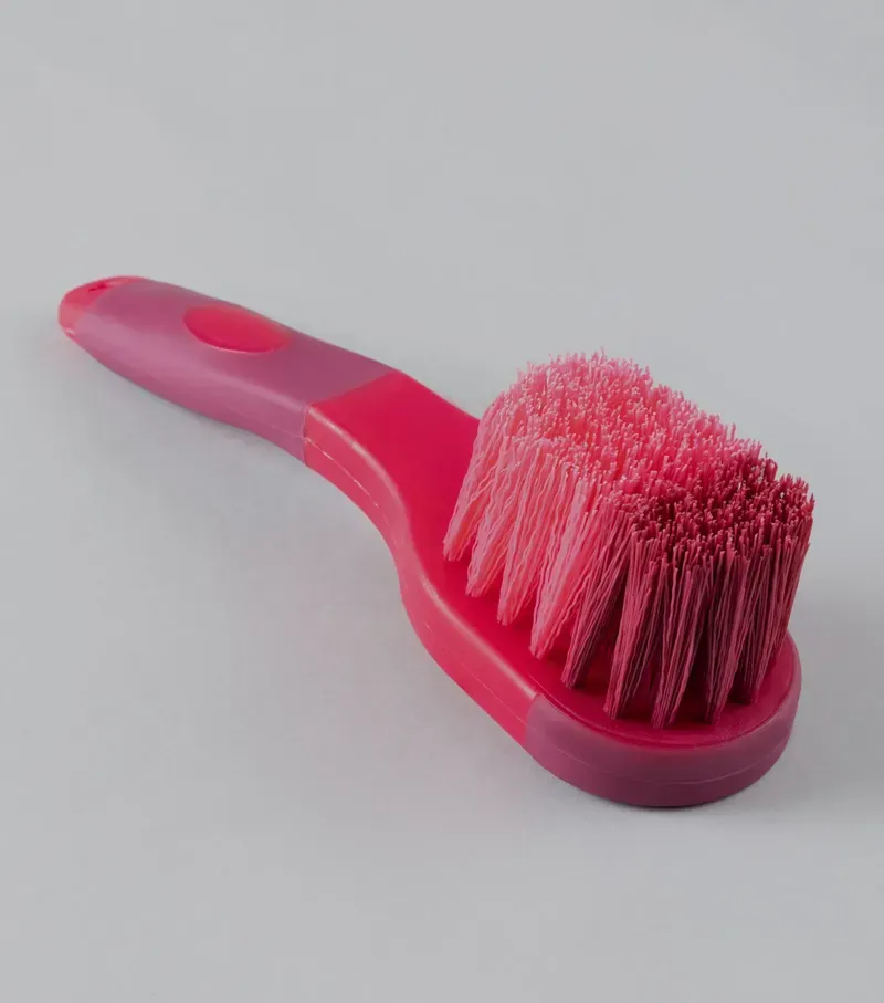 Premier Equine Soft-Touch Bucket Brush in Wine Fuchsia