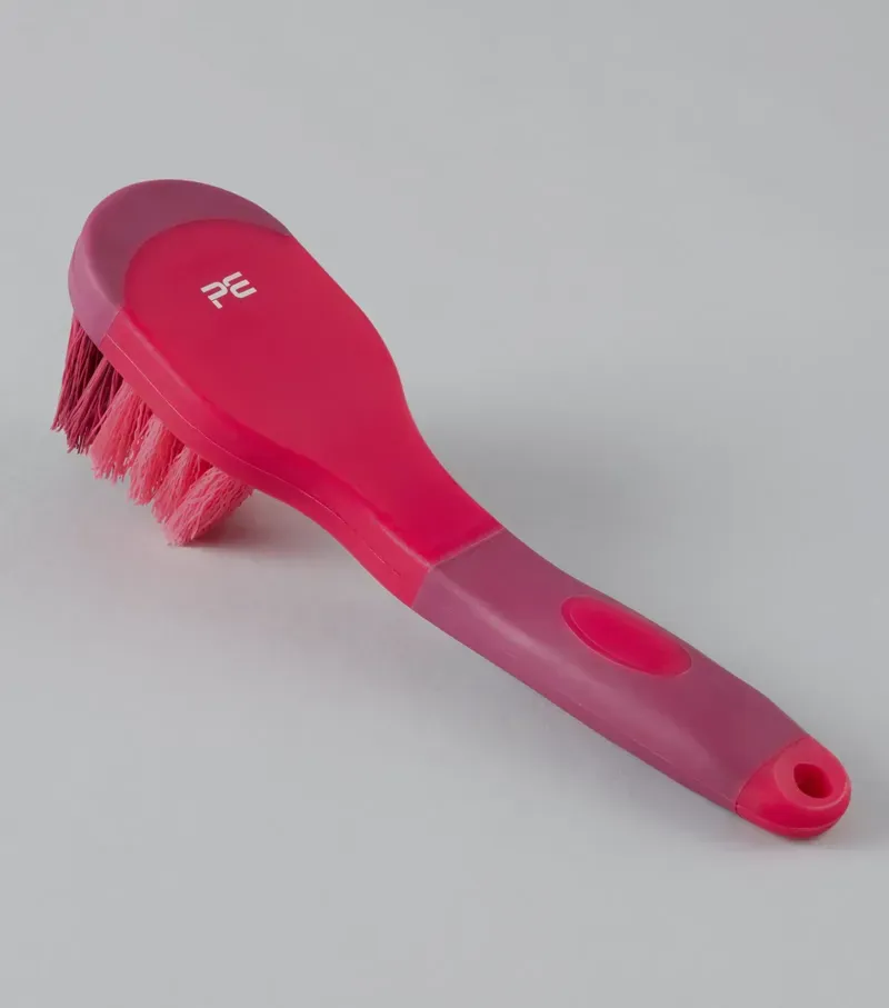 Premier Equine Soft-Touch Bucket Brush in Wine Fuchsia-1