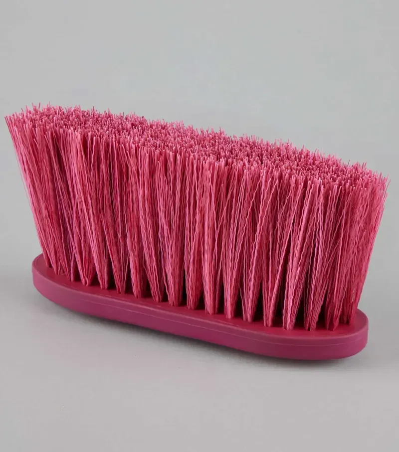 Premier Equine Soft-Touch Dandy Brush Long Bristles in Wine Fuchsia-1