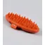 Premier Equine Soft-Touch Flexi Massage Brush in Orange Amber
