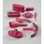 Premier Equine Soft-Touch Grooming 9 Pieces Kit Set in Wine Fuchsia