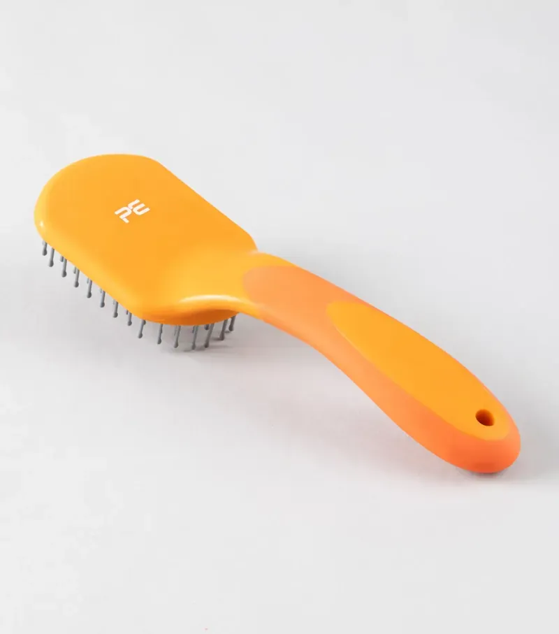 Premier Equine Soft-Touch Mane and Tail Brush in Orange Amber
