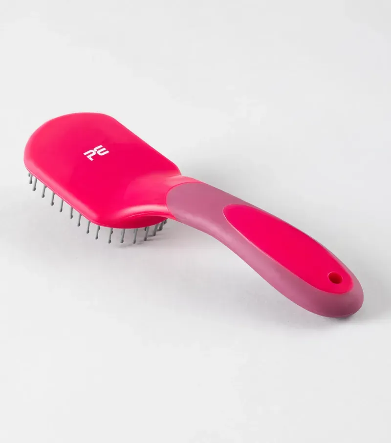 Premier Equine Soft-Touch Mane and Tail Brush in Wine Fuchsia
